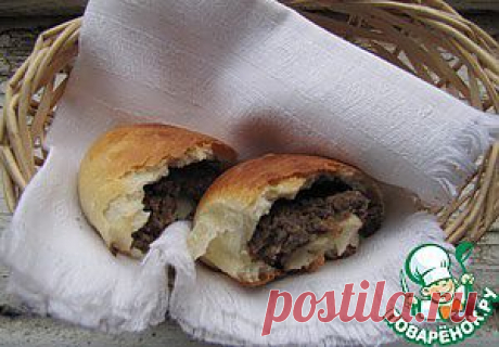 Закусочные пирожки из заварного теста с печенью - кулинарный рецепт