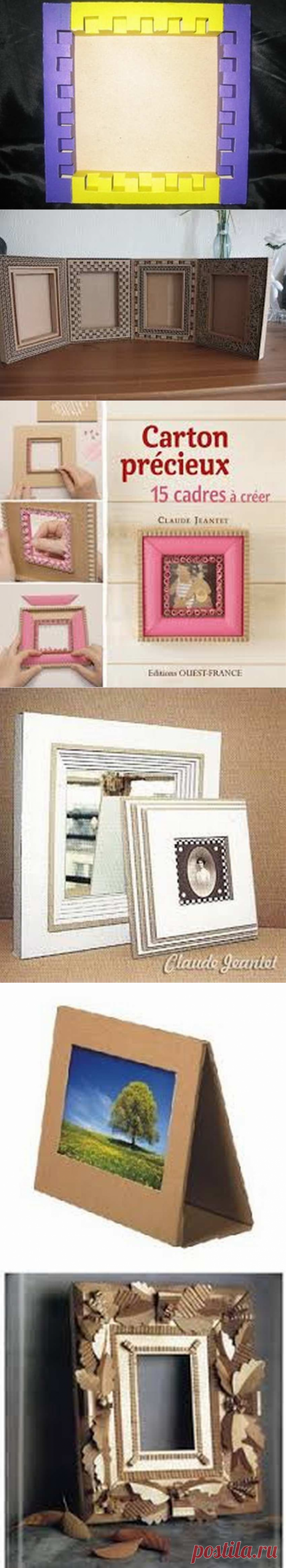 Рамки из картона, идеи