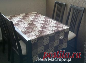 Вязание квадратного мотива