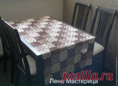 Вязание квадратного мотива