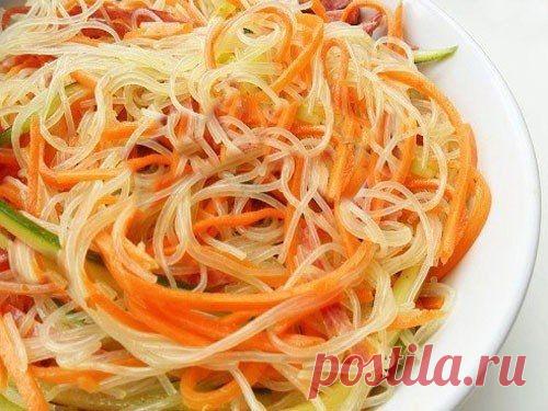 Как приготовить фунчоза по-корейски - рецепт, ингридиенты и фотографии