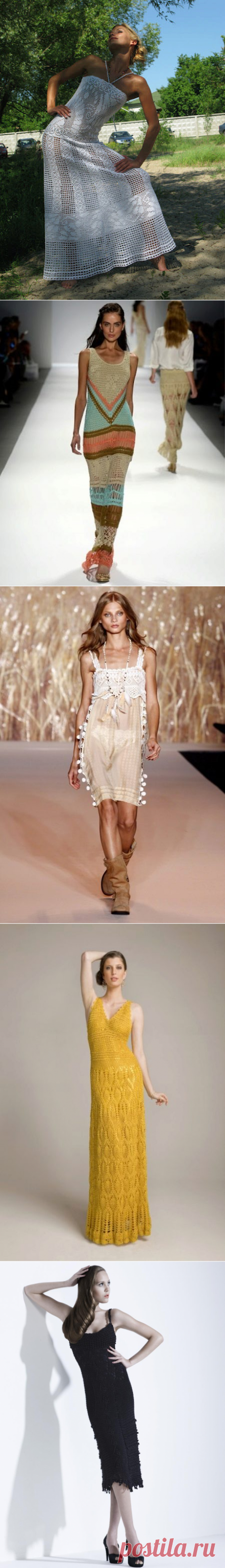 Вязаный сарафан (75 фото): с вязаным верхом, с вязаной кокеткой, с чем носить женский вязаный сарафан