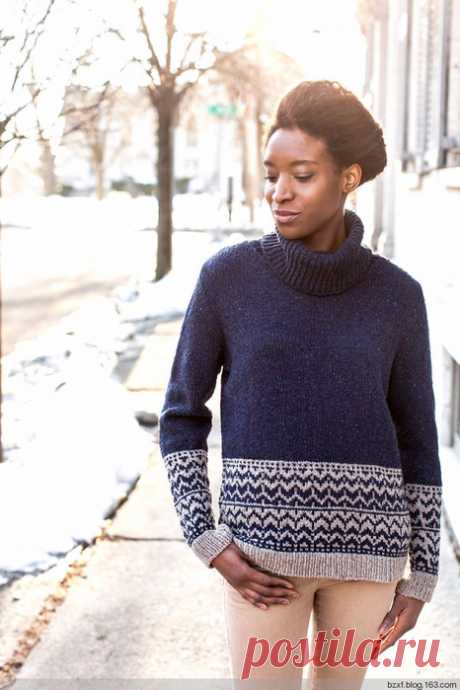 &gt;свитер Adara Brooklyn Tweed WINTER 2013 (схема жаккарда)