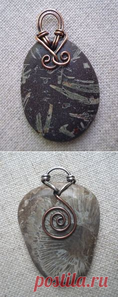 Wire pendant, Wire and Pendants on Pinterest