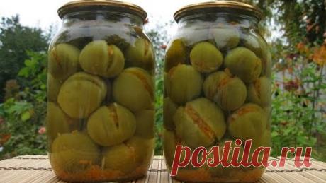 Зелёные помидоры по грузински на зиму