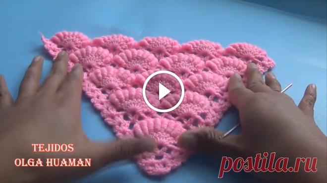 crochet triangle shawl – Free Pattern Tutorials