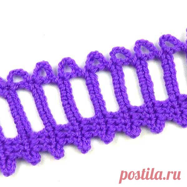 Ажурная тесьма Заборчик