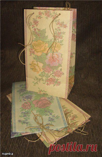 Делаем крафт-пакеты. Мастер-класс