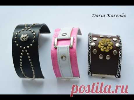 DIY Креативная идея! Украшения из старых ремней \ Jewelry from belts