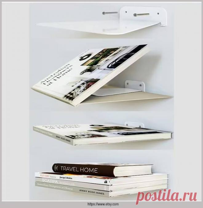 Настенная книжная полка: магия литературного хранения