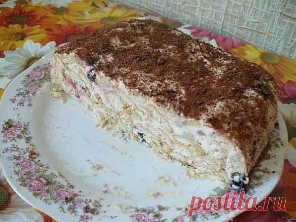 Торт Скорый (без выпечки)