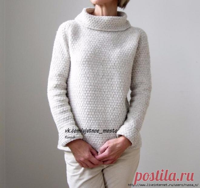 Свитер Such a Winter`s Day текстурным узором.
Размеры: XS (S1, S2, M1, M2) [L1, L2, XL, XXL]. Окружность бюста: 81 (87, 92, 96, 102) [111, 117, 125, 134] см. Рекомендуется припуск на свободу облегания 1-8 см. На модели размер S2 с припуском 9 см..