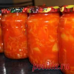 Перец болгарский с морковью в томатном соке. » Идеальные, кулинарные рецепты