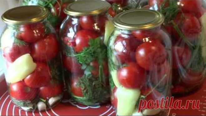 Маринованные Помидоры На Зиму Очень Вкусный Проверенный Рецепт