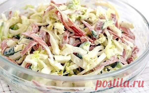 6 вкуснейших салатов с пекинской капустой - Простые рецепты Овкусе.ру