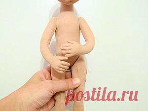 Создание текстильной шарнирной куклы. Часть 6 - Ярмарка Мастеров - ручная работа, handmade