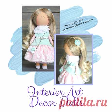 Individual Portrait Doll Unique Art Doll Interior Decor | Etsy