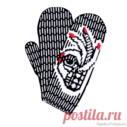 ​Жаккард. Варежки 