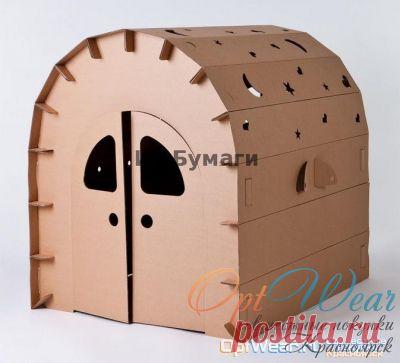 Игровой домик из картона