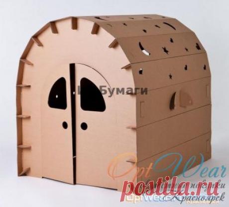 Игровой домик из картона