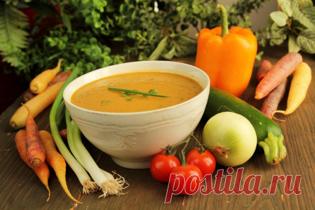 Рецепт овощного супа для разгрузочного дня — Фактор Вкуса