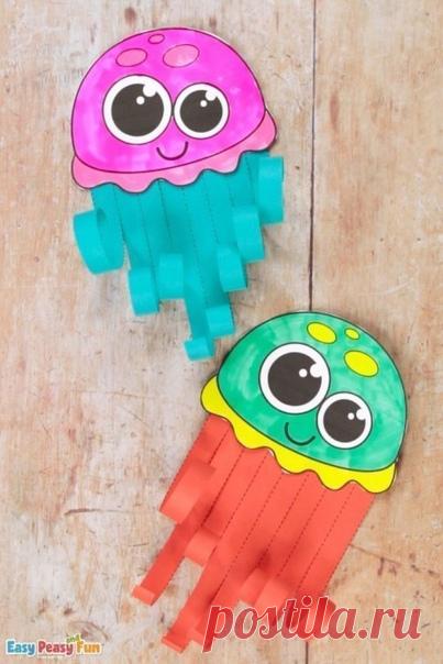 Медузки с объёмными щупальцами