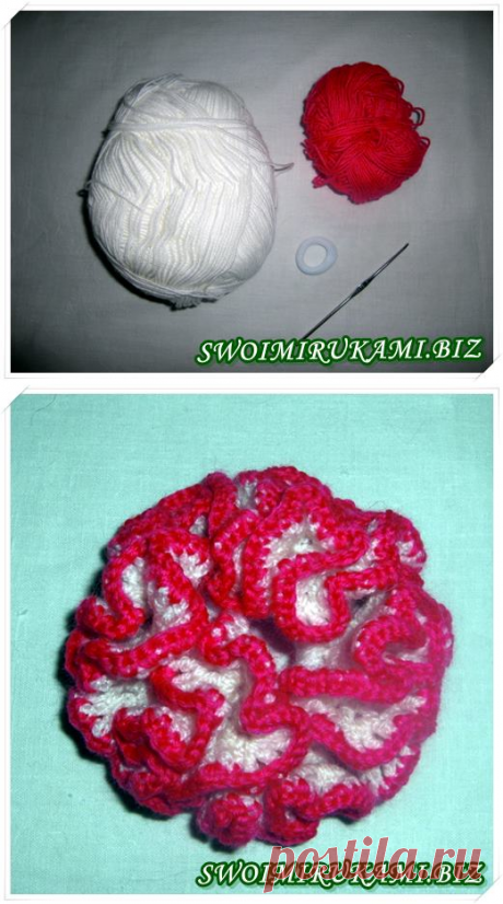 Как обвязать резинку для волос крючком с пошаговыми фотографиями | Блог Галины Шпак|Мастер-классы по рукоделию