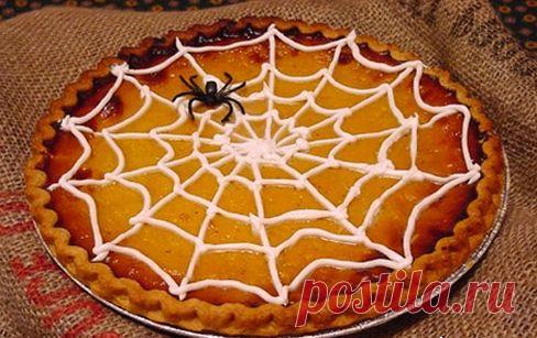 Рецепт на Хэллоуин: как приготовить тыквенный пирог «Паутинка» :: Imenno.ru