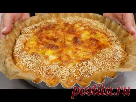 Остался варёный картофель? Я знаю, что сделать! Вкуснее пиццы -  мой любимый КАРТОФЕЛЬНЫЙ ПИРОГ