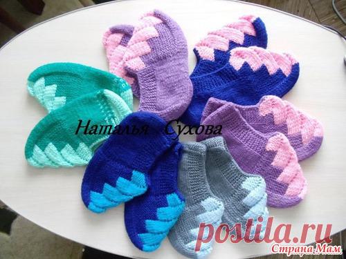 Тапочки-ёлочки... - ТАПОВЕД. Тапочки, хранящие тепло рук. - Страна Мам