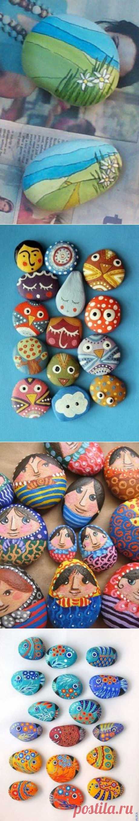 Расписываем гальку