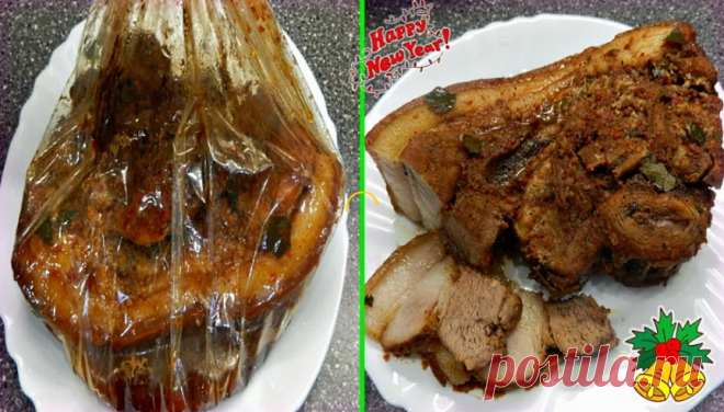 Мясо в пакете за 1 час. Ароматное и нежное мясо, отваренное в пакете.