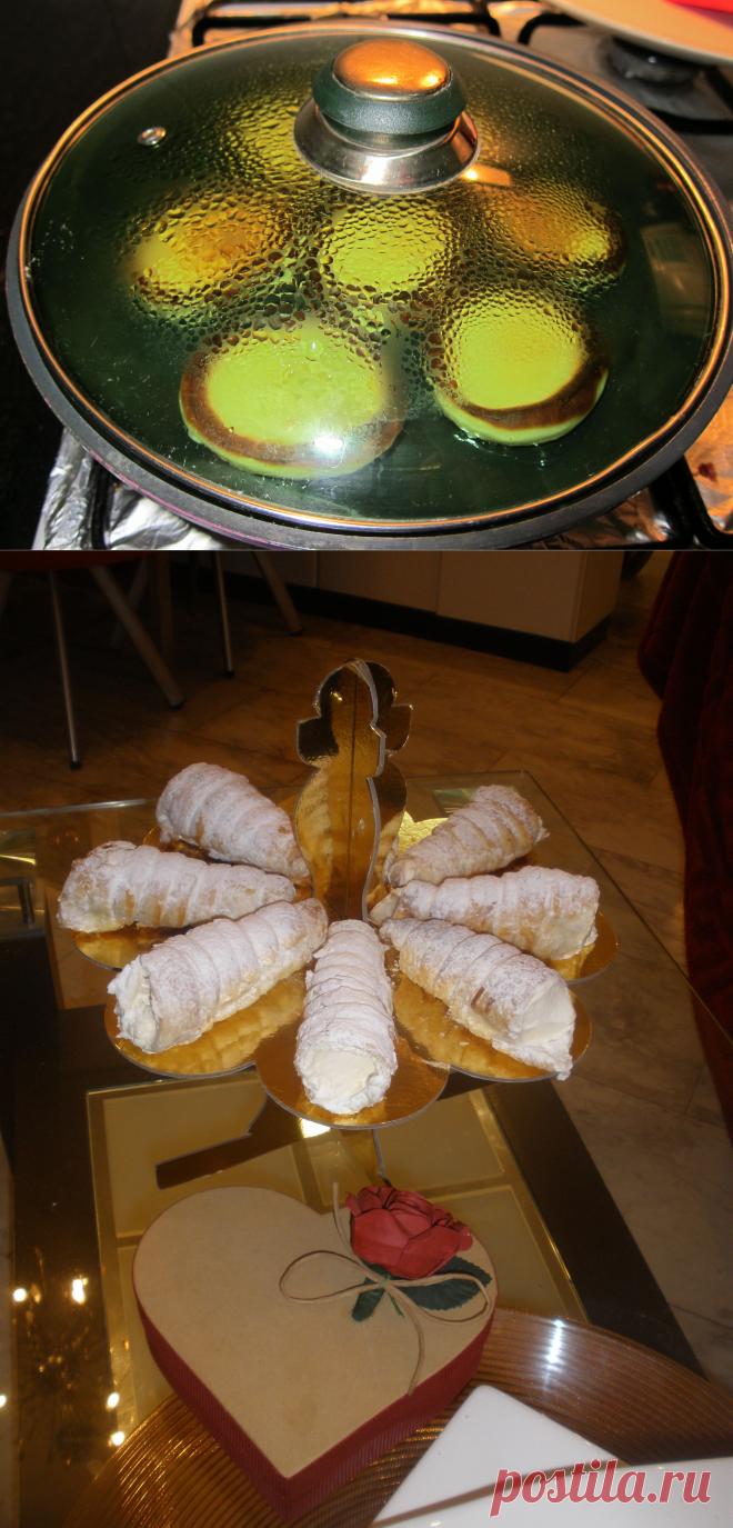 Сашенька КЛАССИЧЕСКИЕ ТРУБОЧКИ С КРЕМОМ