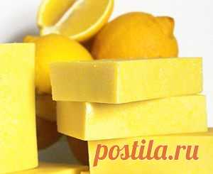 Лимонное мыло