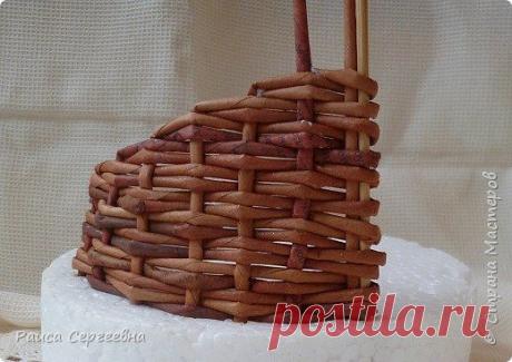 Ушастые корзинки из газетных трубочек | oblacco