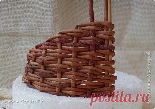 Ушастые корзинки из газетных трубочек | oblacco