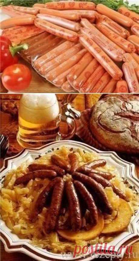 Вкусные блюда с сосисками