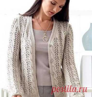 Вязание спицами. 10 ажурных жакетов и кардиганов. - svjazat.ru