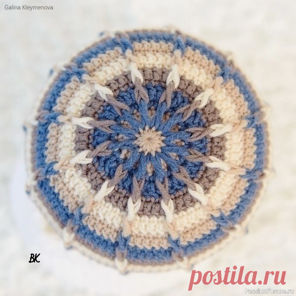 Шапочка для мальчика крючком и спицами. Схема | Детская одежда крючком. Схемы