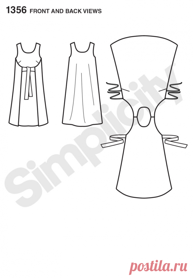 Simplicity Pattern: S1356 Misses' Jiffy® Reversible Wrap Dress | Vintage 1970s — jaycotts.co.uk - Sewing Supplies