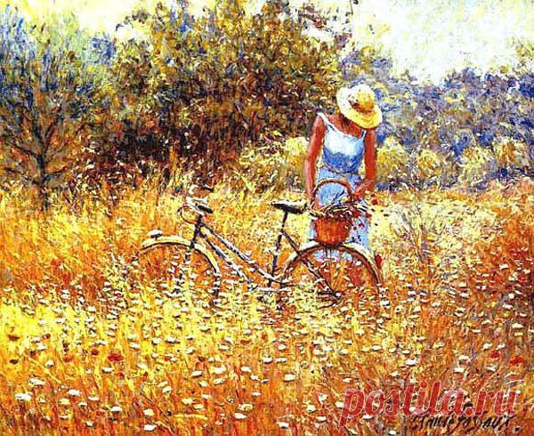 В солнечном мире. Художник Claude Fossoux..