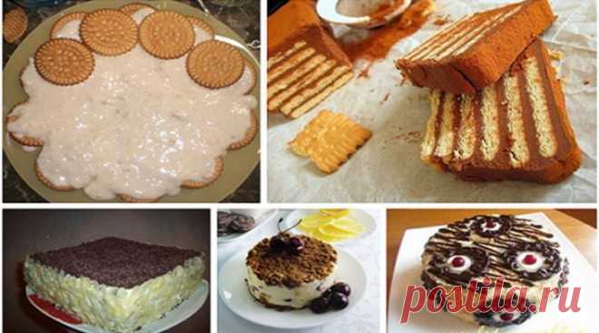 Самые вкусные домашние торты из печенья без выпечки 
Торт из печенья банановыйСочетание сметаны и бананов делает его вкус нежным. А на его приготовление уходит так мало времени, что можно делать его хоть каждый день и подавать в качестве десерта или на…