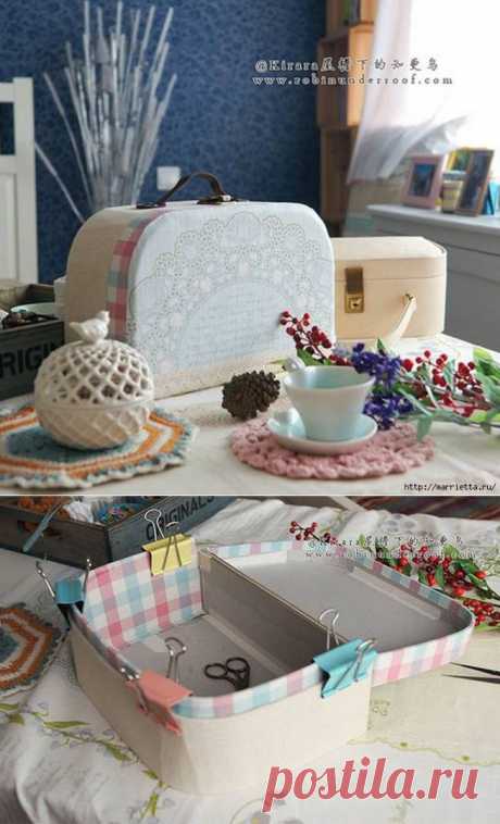 Чемоданчик из картона