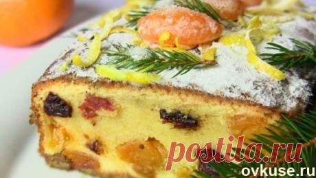 Рождественский кекс с мандаринами - Простые рецепты Овкусе.ру