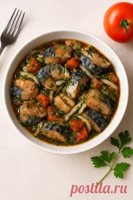 Сегодня готовим самую вкусную скумбрию — сочную, ароматную и совершенно не похожую на привычную суховатую жареную или варёную.
Ингредиенты:
Скумбрия — 1 шт
Лук — 1 шт
Томат — 1 шт
Укроп — 1 пучок
Чеснок — 2 зубчика
Растительное масло
Перец
Соевый соус — 4 ст. ложки
Соль
Уксус — чуть меньше 1 ст. ложки