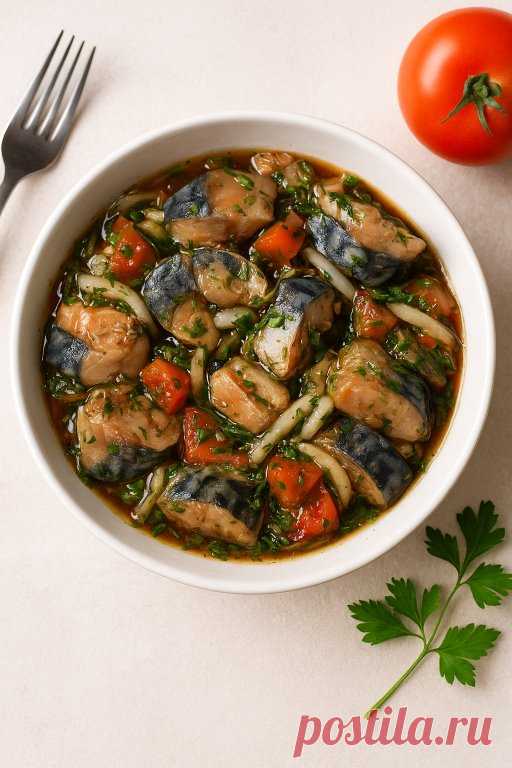 Сегодня готовим самую вкусную скумбрию — сочную, ароматную и совершенно не похожую на привычную суховатую жареную или варёную.
Ингредиенты:
Скумбрия — 1 шт
Лук — 1 шт
Томат — 1 шт
Укроп — 1 пучок
Чеснок — 2 зубчика
Растительное масло
Перец
Соевый соус — 4 ст. ложки
Соль
Уксус — чуть меньше 1 ст. ложки