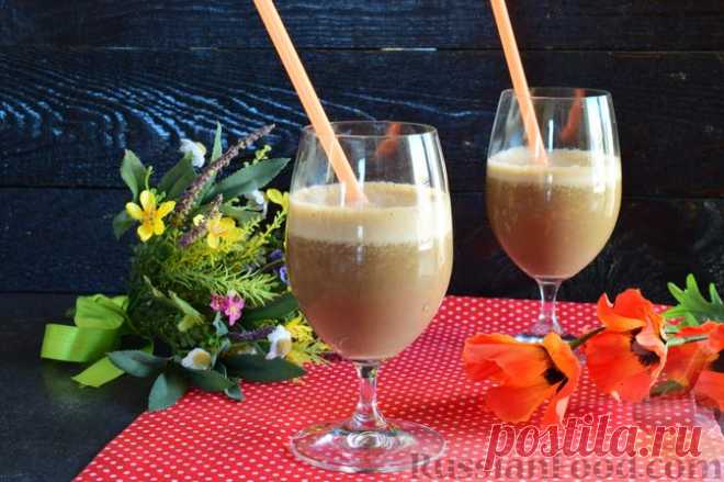 Рецепт: Холодный банановый латте на RussianFood.com