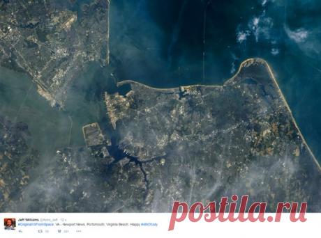 Изображения Земли с МКС от Jeff Williams июль 2016 / Интересный космос