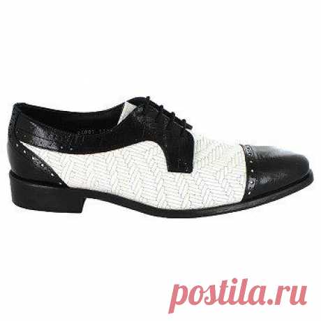 Men's Stacy Adams Salido Cap Toe Oxford Black/White Shoes.com