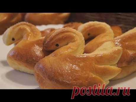 Булочки &quot;Лебеди&quot;. Легкие, Воздушные и О-о-очень Вкусные!